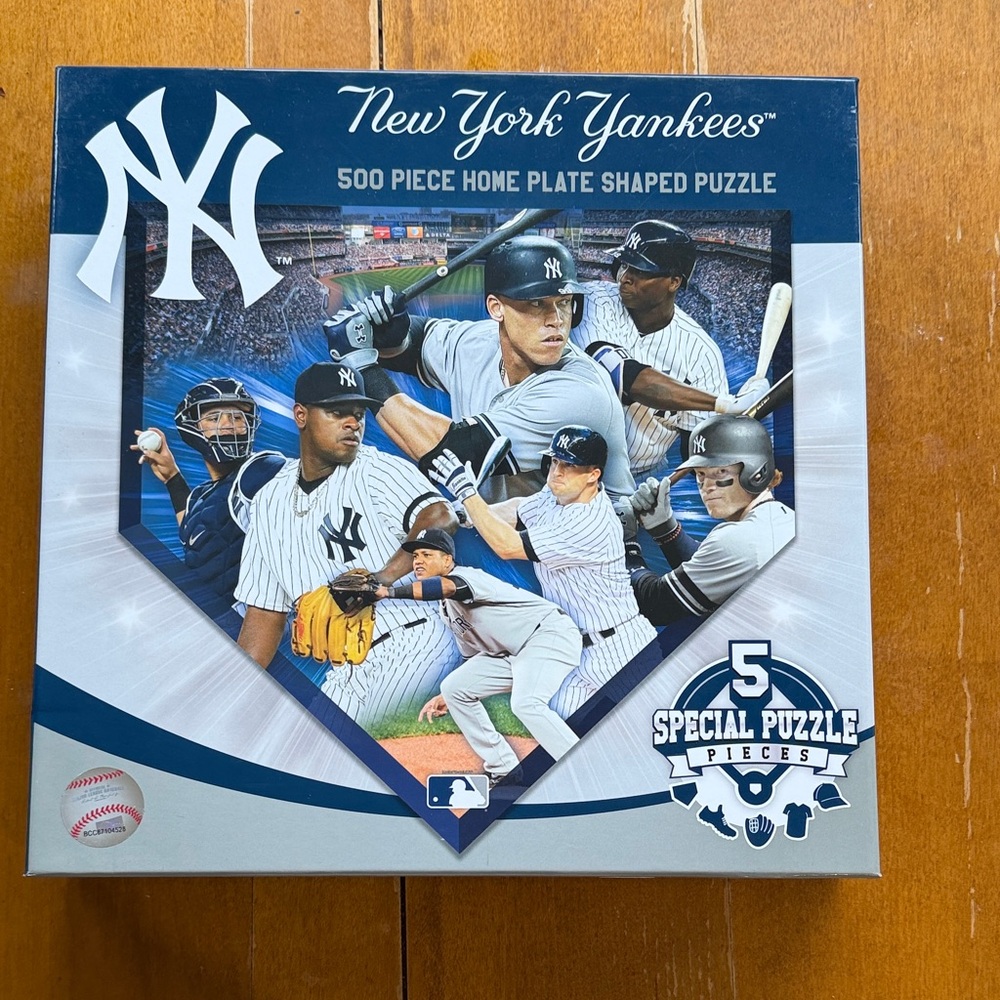 Home Plate Shaped Puzzle - Blue
